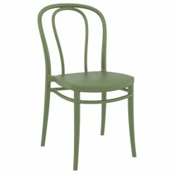 Outlet 🛒 Compamia Victor Resin Outdoor Chair Olive Green, Set Of 2 🌟