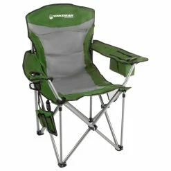 Buy ⌛ Wakeman Heavy Duty Camp Chair, 850lb Weight Capacity, Green 😀