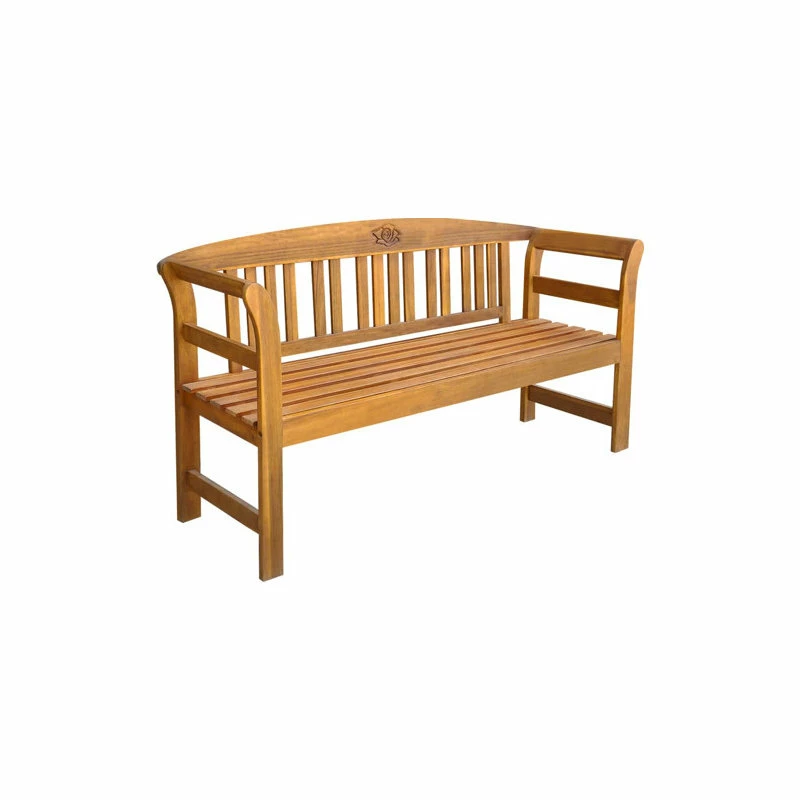Coupon ๐ Vida XL LLC VidaXL Solid Wood Patio Bench 61.8" 3 Seater Outdoor Garden Chair Seating ๐
