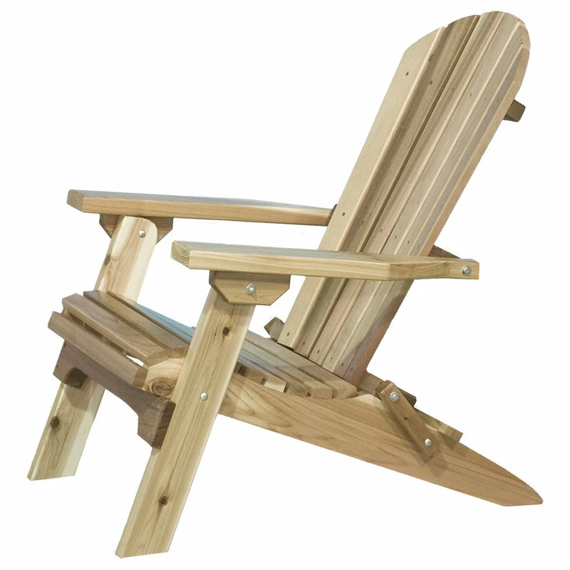 Buy ๐ Montana Woodworks 15" Transitional Wood Adirondack Chair In Brown ๐งจ - Image 4