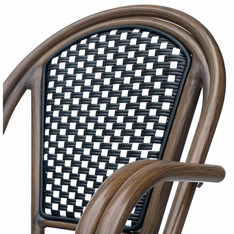 Budget ๐ GDFStudio Symonds Outdoor French Bistro Chairs (Set Of 4), Black/White/Anti Brass ๐ฅฐ 8 Budget ๐ GDFStudio Symonds Outdoor French Bistro Chairs (Set Of 4), Black/White/Anti Brass ๐ฅฐ - Image 6