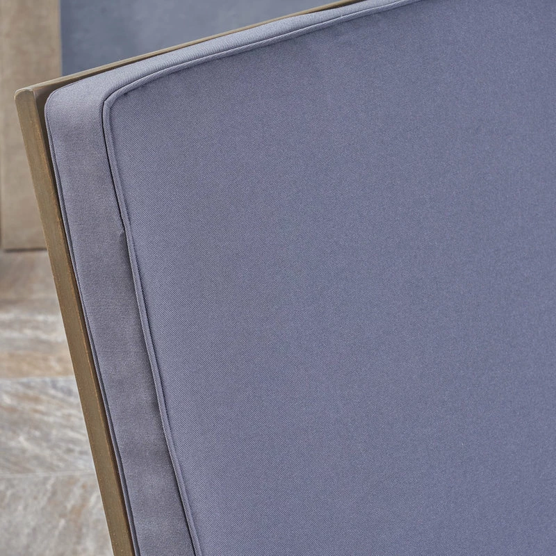 Best Sale 🤩 GDFStudio Andy Outdoor Acacia Wood Rocking Chair With Water-Resistant Cushions, Gray/Dark 👍 - Image 4