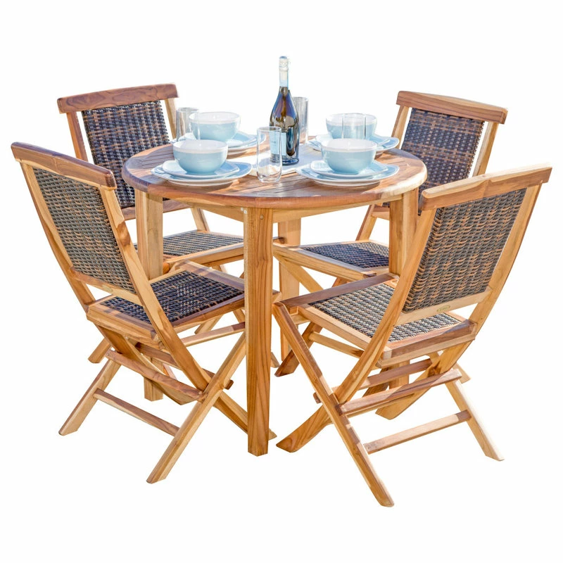 Top 10 ❤️ DecoTeak Havenside Home Cabo 36-" Round Teak Table ⌛ - Image 4