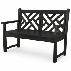 Best reviews of 🤩 Polywood Chippendale 48" Bench, Black ✨