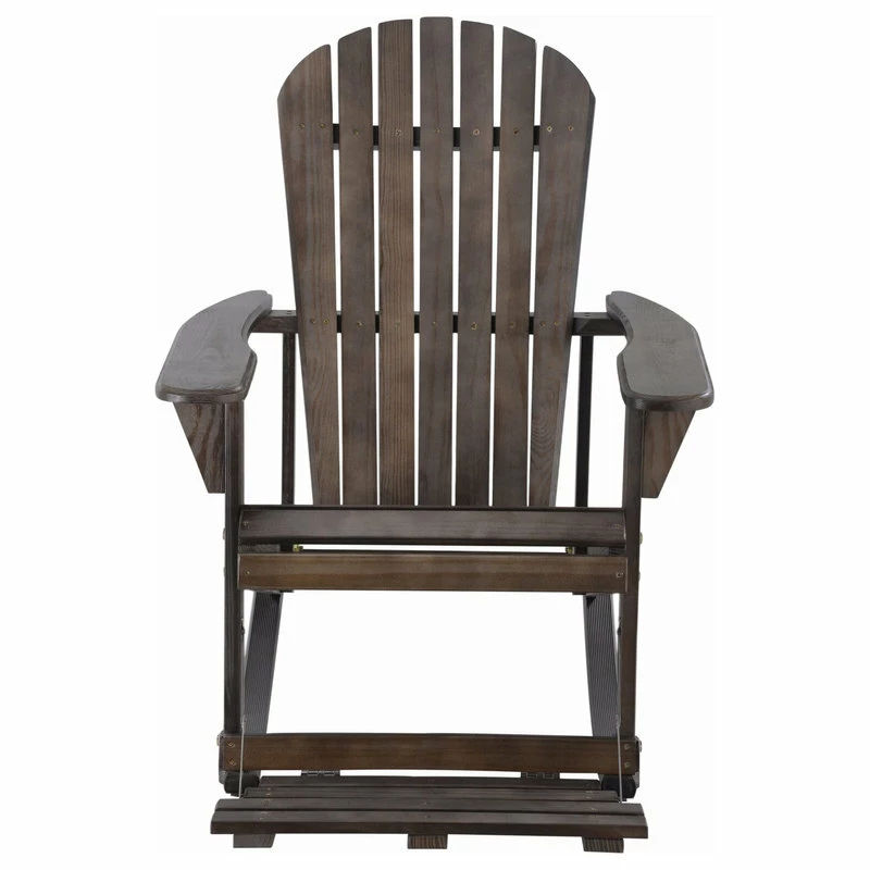 Coupon ๐ CTE Zero Gravity Adirondack Rocking Chair With Footrest, Dark Brown, Single Chair ๐ฅฐ - Image 4