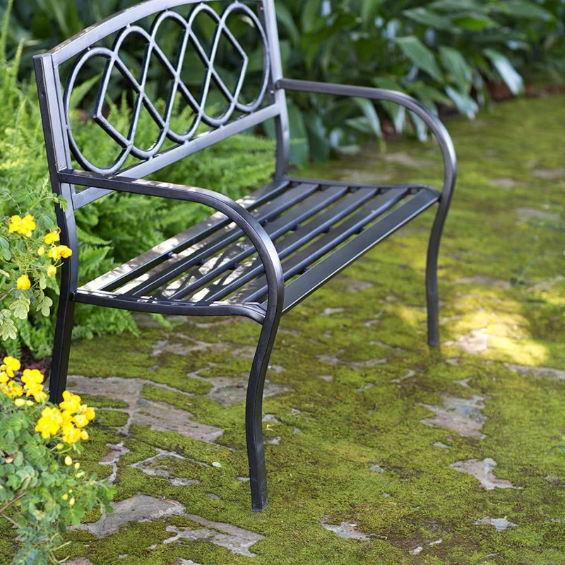 Discount ๐ Cape Craftsmen Celtic Knot Metal Garden Bench ๐ - Image 2
