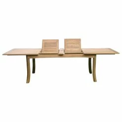 Best Pirce 💯 Teak Deals 117" Double Extension Rectangular Dining Outdoor Teak Table ✨