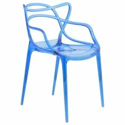 Best reviews of 🥰 LeisureMod Milan Modern Wire Design Chair, Blue, MW17TBU 😀