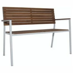 Best deal 😍 Carolina Classics Braylee Metal And Wood Garden Bench, Oil 🥰