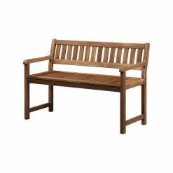 Wholesale 🛒 Linon Home Decor Products Linon Catalan Wood Outdoor Bench In Brown 🔔