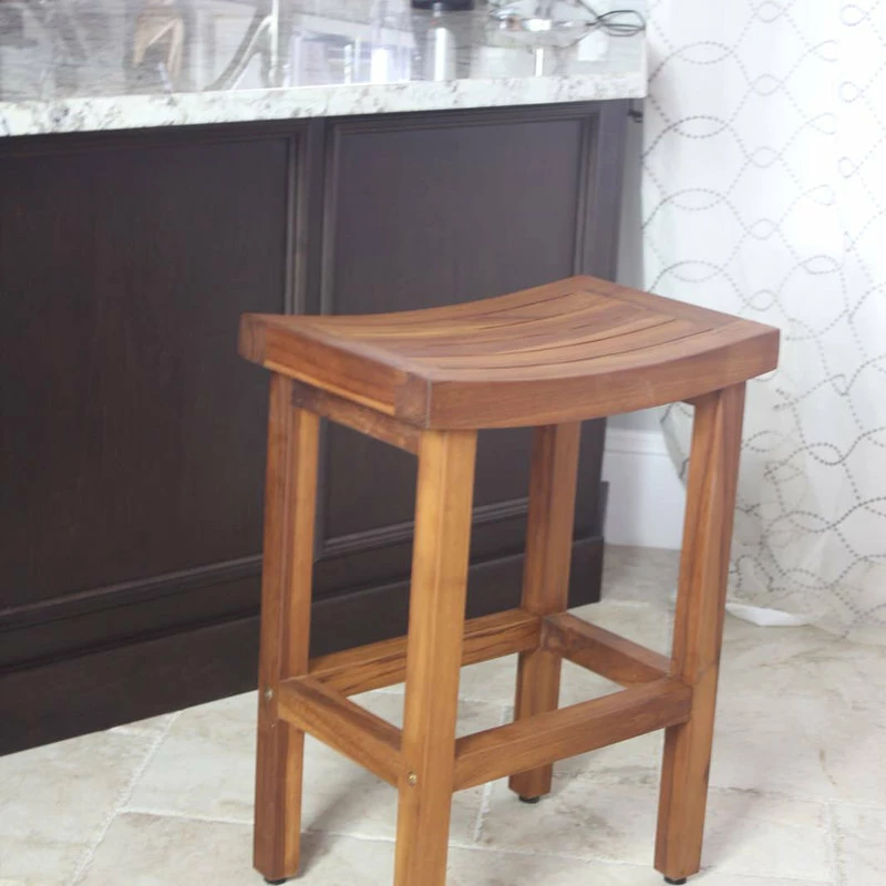 Flash Sale ๐ฅฐ AquaTeak Patented 24" Tall Sumba™ Teak Counter Stool ๐ - Image 2