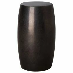 Cheapest ✨ EMISSARY Tall Stool/Table Gun Metal 12.5X25.5"H 😀