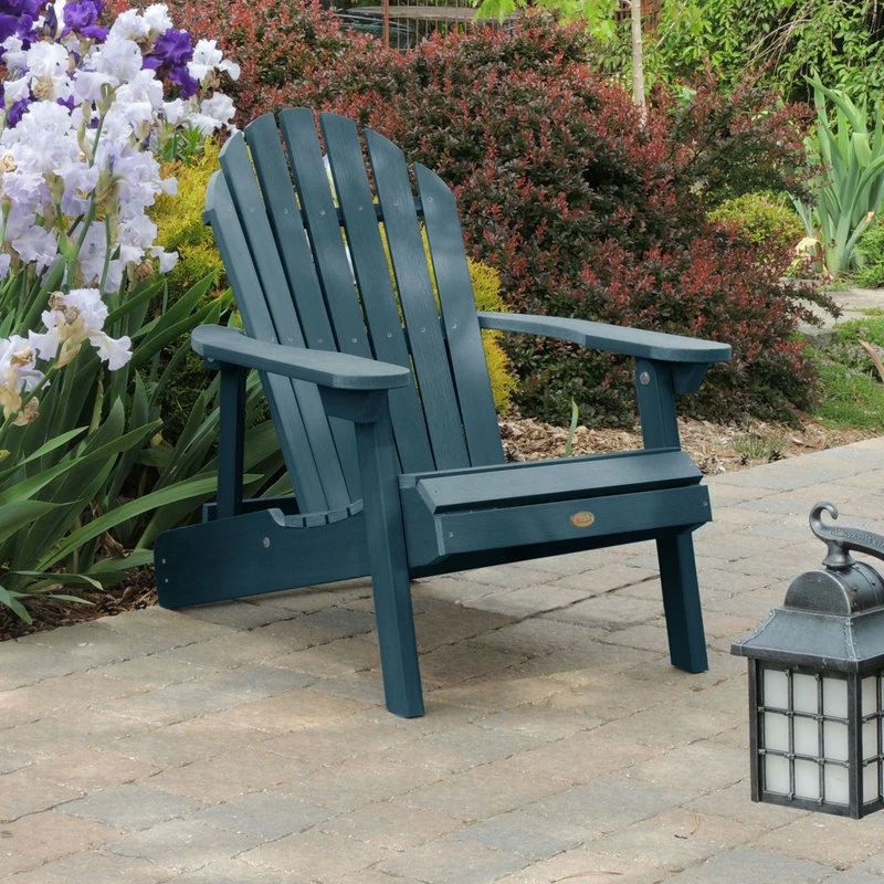 Wholesale ⭐ Highwood Hamilton Folding And Reclining Adirondack Chair, Nantucket Blue ✨ - Image 5