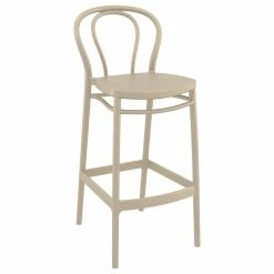 Best deal 🌟 Compamia Victor Bar Stool, Set Of 2, Taupe ❤️