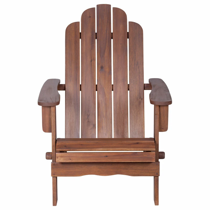 Budget ๐ Walker Edison Acacia Adirondack Chair, Dark Brown ๐