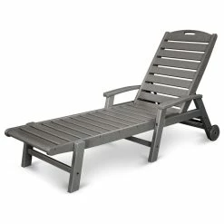 Coupon 😉 POLYWOOD Trex Outdoor Furniture Yacht Club Wheeled Chaise, Stepping Stone 😍