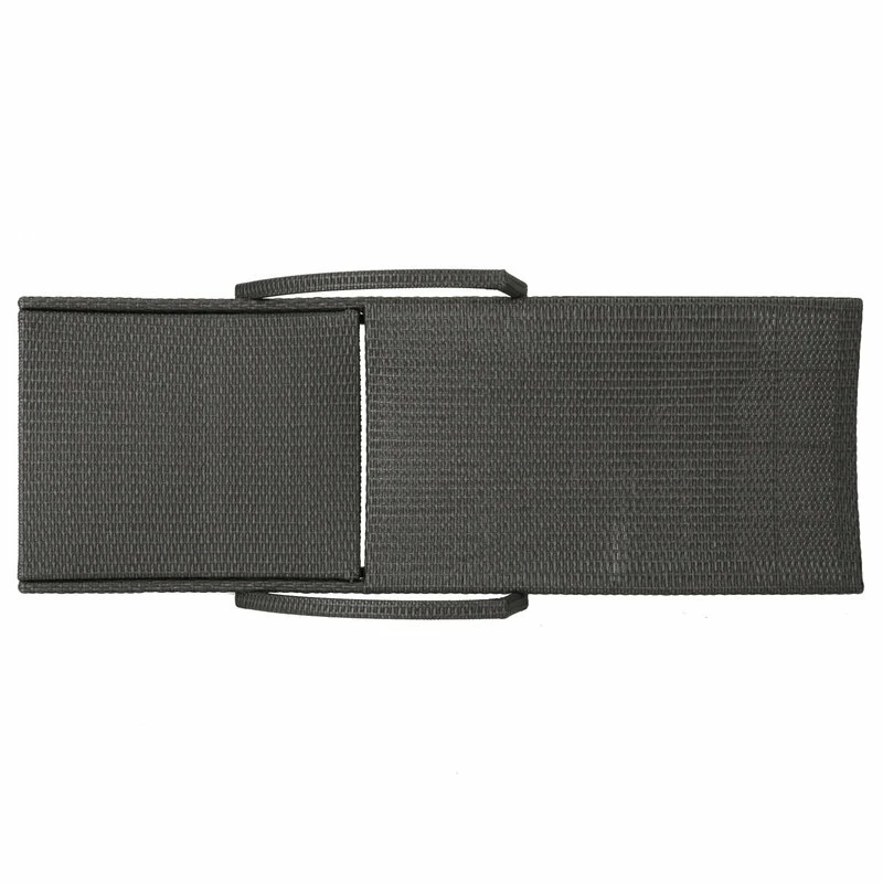 Discount ⌛ GDFStudio GDF Studio Solaris Outdoor Gray Wicker Armed Chaise Lounge With Cushion, Blue 🎉 - Image 13