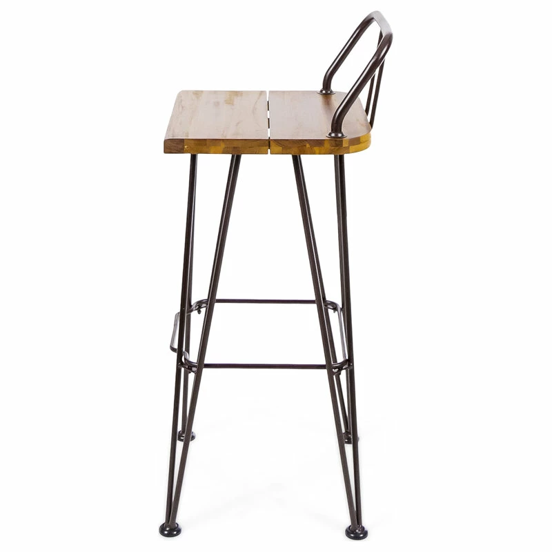 Brand new 🧨 GDFStudio GDF Studio Dione Outdoor Industrial Teak Finished Acacia Wood Bar Set ❤️ - Image 15