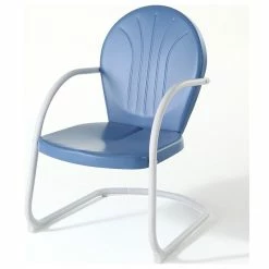 Top 10 🎉 Crosley Griffith Metal Patio Chair In Sky Blue 👏