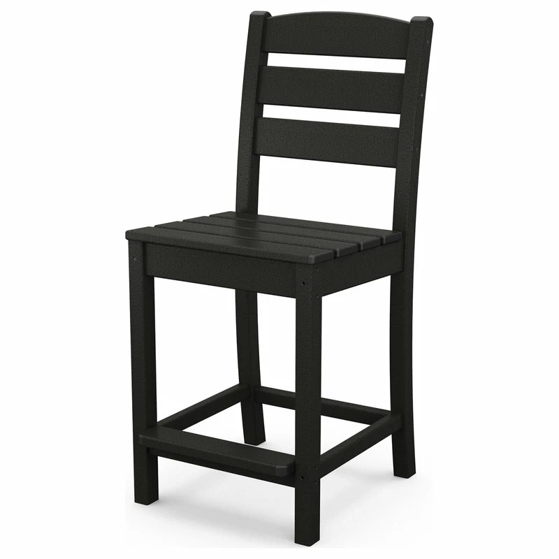 Best Sale ๐คฉ POLYWOOD Lakeside Counter Side Chair, Black ๐