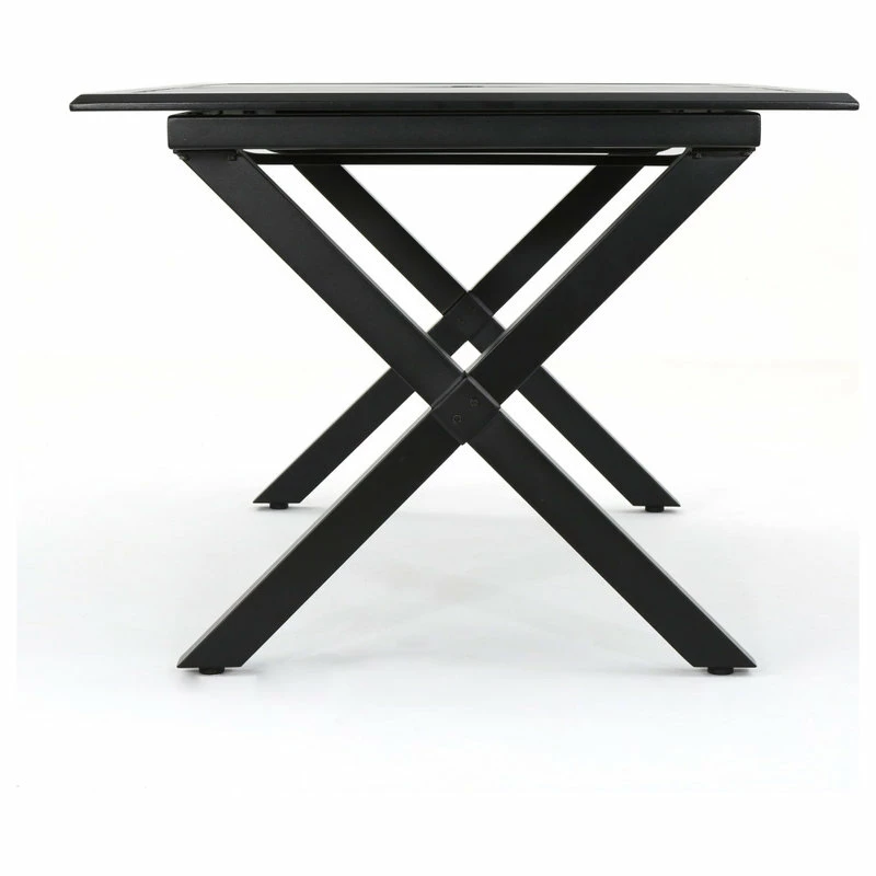Cheapest ๐ GDFStudio GDF Studio Eowyn Black Cast Aluminum Expandable Outdoor Dining Table โญ 8 Cheapest ๐ GDFStudio GDF Studio Eowyn Black Cast Aluminum Expandable Outdoor Dining Table โญ - Image 6