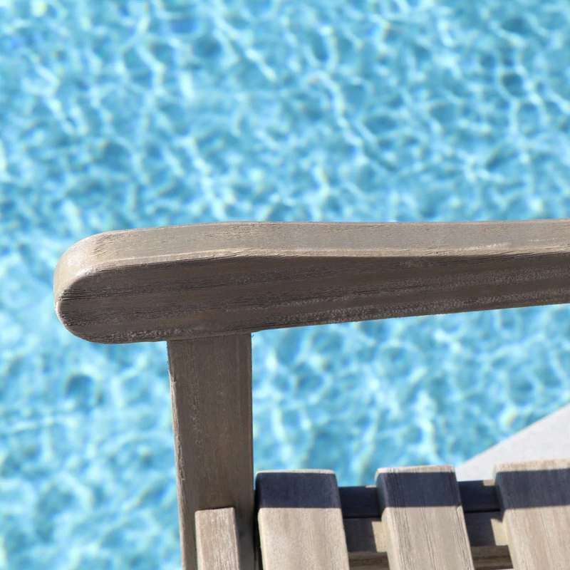 Hot Sale ๐ Vifah Renaissance Outdoor Hand-Scraped Hardwood Bench ๐ - Image 8