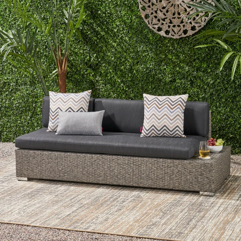 Best reviews of ๐ GDFStudio Stuart Outdoor 3 Seater Wicker Sofa, Right Sofa ๐ - Image 2