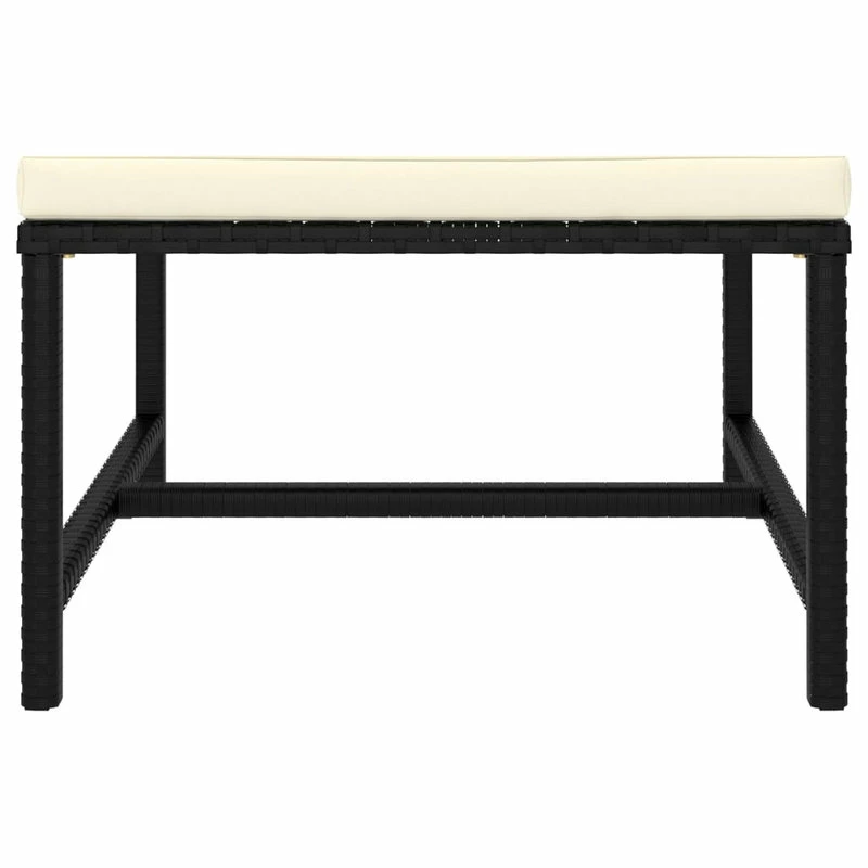 Wholesale 👏 Vida XL LLC VidaXL Patio Sofa Set With Cushions 3 Pieces Black Poly Rattan Garden Lounge ✔️ - Image 5