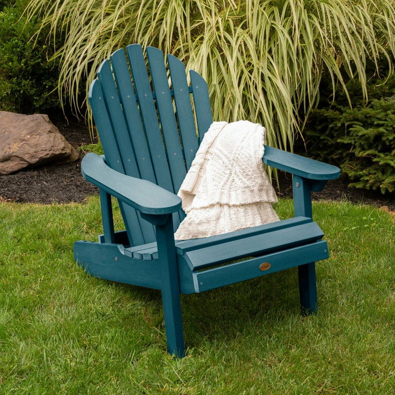 Wholesale ⭐ Highwood Hamilton Folding And Reclining Adirondack Chair, Nantucket Blue ✨ - Image 6