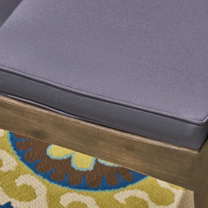 Deals 🔥 GDFStudio GDF Studio Alma Outdoor 2-Seater 28" Round Acacia Bistro Set With Closed Legs, G ⭐ - Image 10