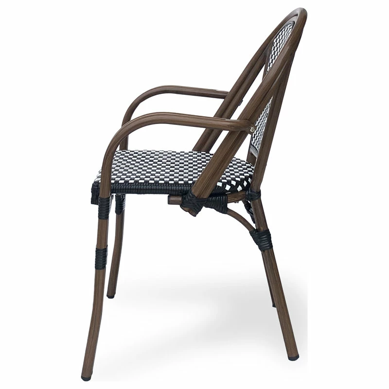 Budget ๐ GDFStudio Symonds Outdoor French Bistro Chairs (Set Of 4), Black/White/Anti Brass ๐ฅฐ 9 Budget ๐ GDFStudio Symonds Outdoor French Bistro Chairs (Set Of 4), Black/White/Anti Brass ๐ฅฐ - Image 7