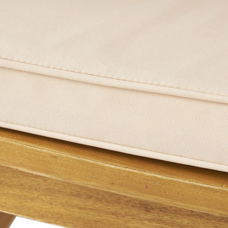 Coupon 🎁 GDFStudio GDF Studio Sadie Outdoor Acacia Wood Rocking Chair With Cushion 👏 - Image 6