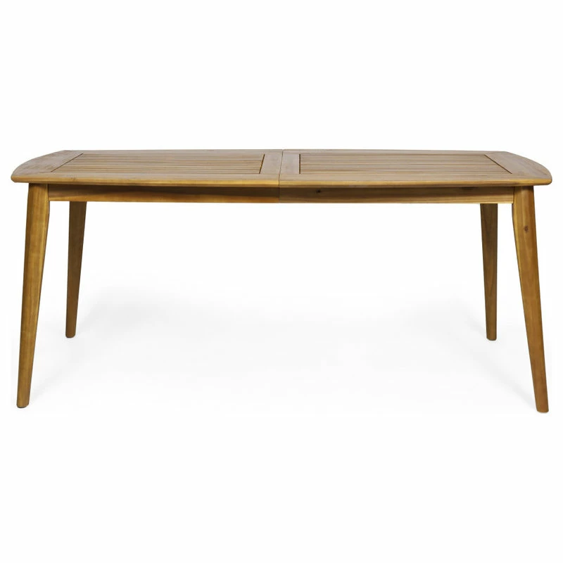 Best reviews of 🎉 GDFStudio Thaddeus Outdoor Rustic Acacia Wood Dining Table 😉 - Image 5