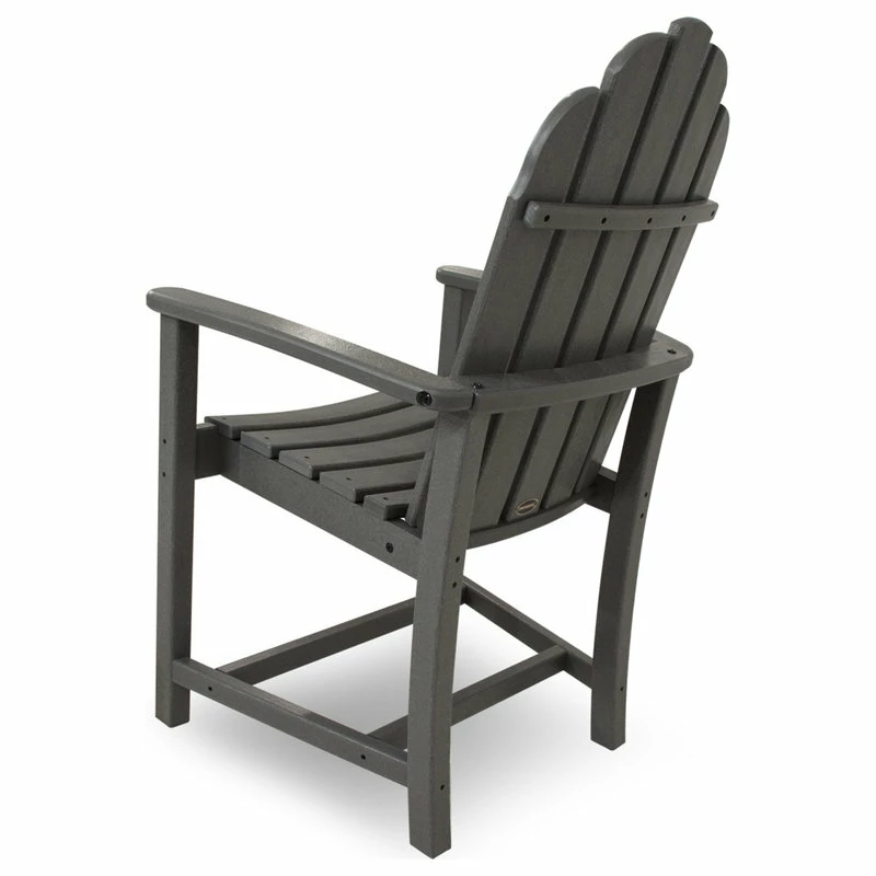 Buy 🎁 POLYWOOD Classic Adirondack Dining Chair, Lemon 🎉 - Image 2
