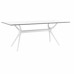 Brand new 🛒 Compamia Air Rectangle Dining Table, White, 71" 😍