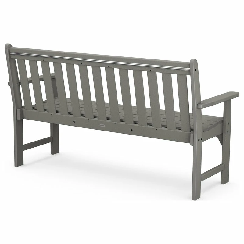 Brand new ⌛ Polywood Vineyard 60" Bench, Slate Gray ⭐ - Image 2