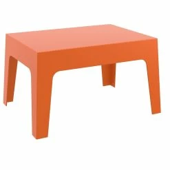 Discount 💯 Compamia Box Outdoor Coffee Table, Orange 👏