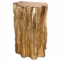 Flash Sale ✨ Benzara, Woodland Imprts, The Urban Port Well Designed Nature Inspired Tree Trunk Stool, Gold 👍