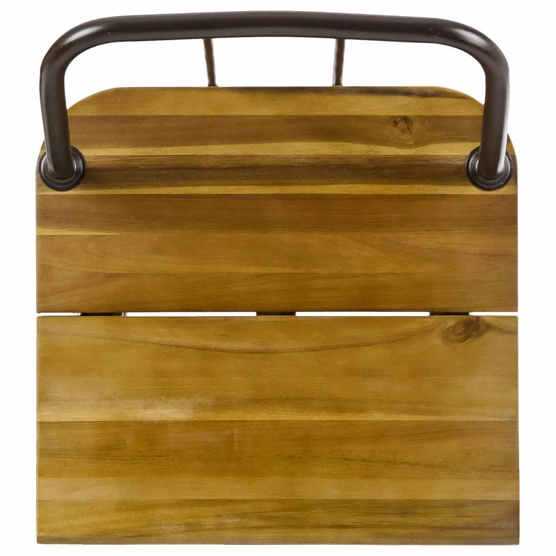 Brand new 🧨 GDFStudio GDF Studio Dione Outdoor Industrial Teak Finished Acacia Wood Bar Set ❤️ - Image 10