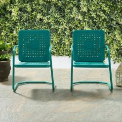 Brand new ๐ Crosley Bates Single Chairs, Set Of 2, Turquoise ๐ฅ 9 Brand new ๐ Crosley Bates Single Chairs, Set Of 2, Turquoise ๐ฅ -GDF Studio Shop eee12b190bf57ebd 1835 w800 h800 b0 p0