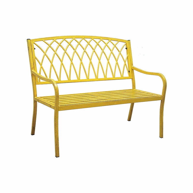 Discount ⌛ Innova Hearth And Home Lancaster Steel Bench, Vintage Yellow 🔔 3 Discount ⌛ Innova Hearth And Home Lancaster Steel Bench, Vintage Yellow 🔔