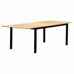 Flash Sale 🌟 Amazonia Teak Finish And Aluminum Bora Rectangular Extendable Patio Dining Table 😉