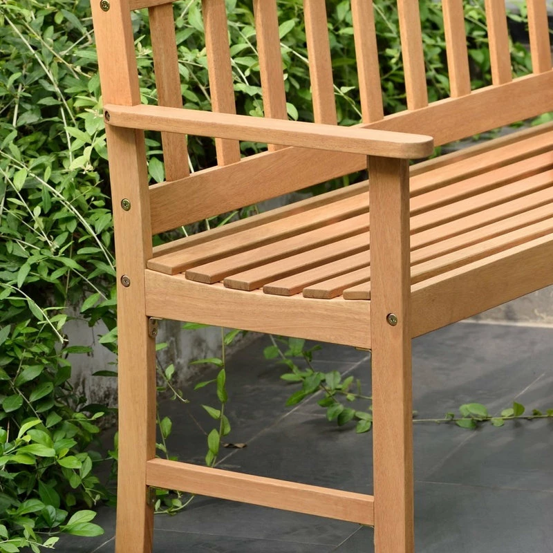 Outlet 🔔 Amazonia Tome Teak Finish Patio Bench ❤️ - Image 6