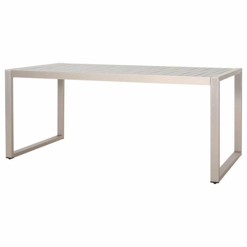 Buy ๐ GDFStudio Edith Outdoor Aluminum Dining Table, Silver ๐