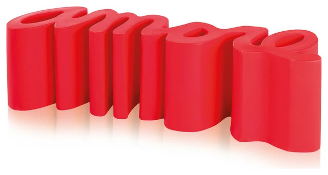 Hot Sale โ๏ธ Slide USA Amore Bench, Flame Red ๐