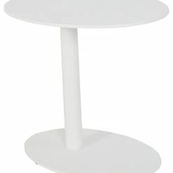 New 😉 Pangea Home Sunset Side Table, White, White 🤩