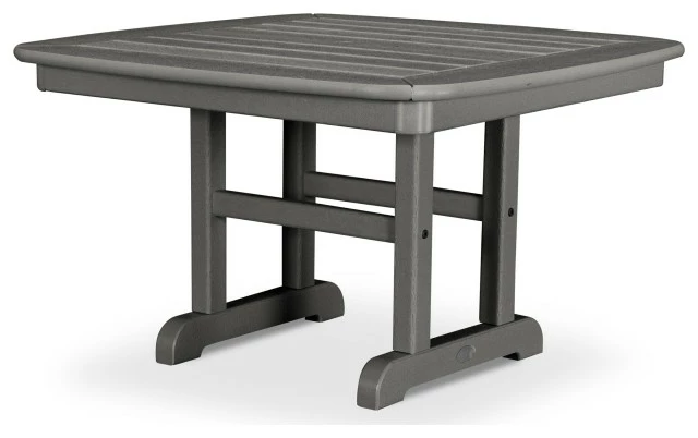 Hot Sale โจ POLYWOOD Nautical 31" Conversation Table, Slate Gray ๐