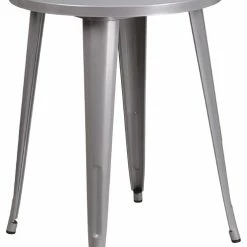 Wholesale 🔔 Flash Furniture 24" Round Silver Metal Indoor-Outdoor Table 🛒