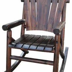 Hot Sale 🌟 Char-log A Product Of Leigh Country Char Log A Product Of Leigh Country Rustic Single Rocker Without Star 🎁