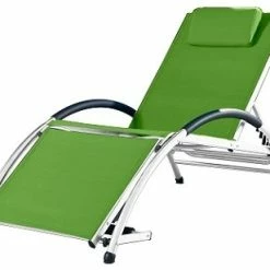 Budget 😀 Vivere Ltd Dockside Sun Lounger, Green 🎁